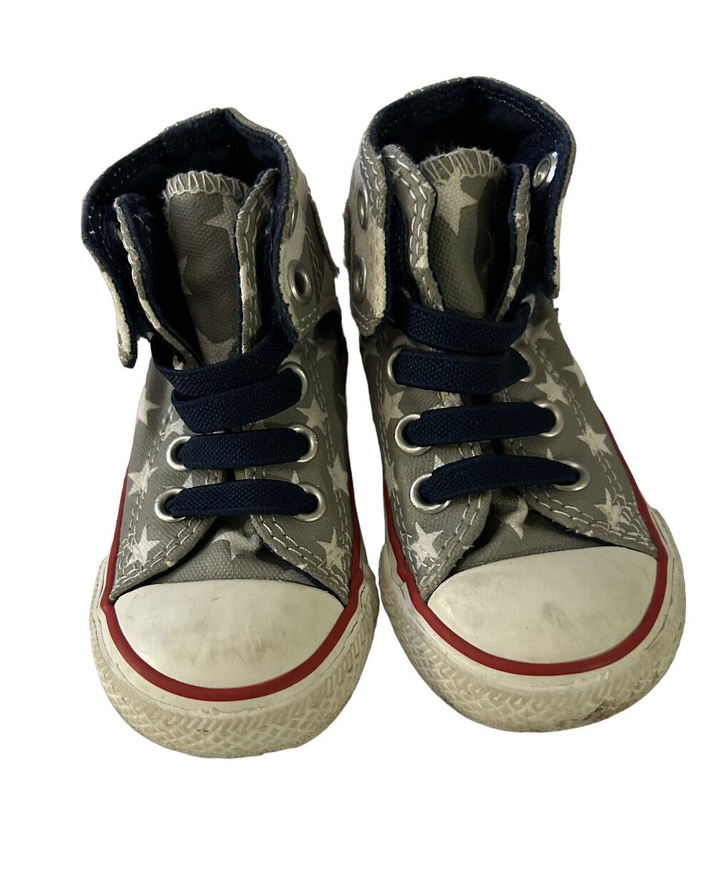 Converse Grey Star High Top Sneakers size 5